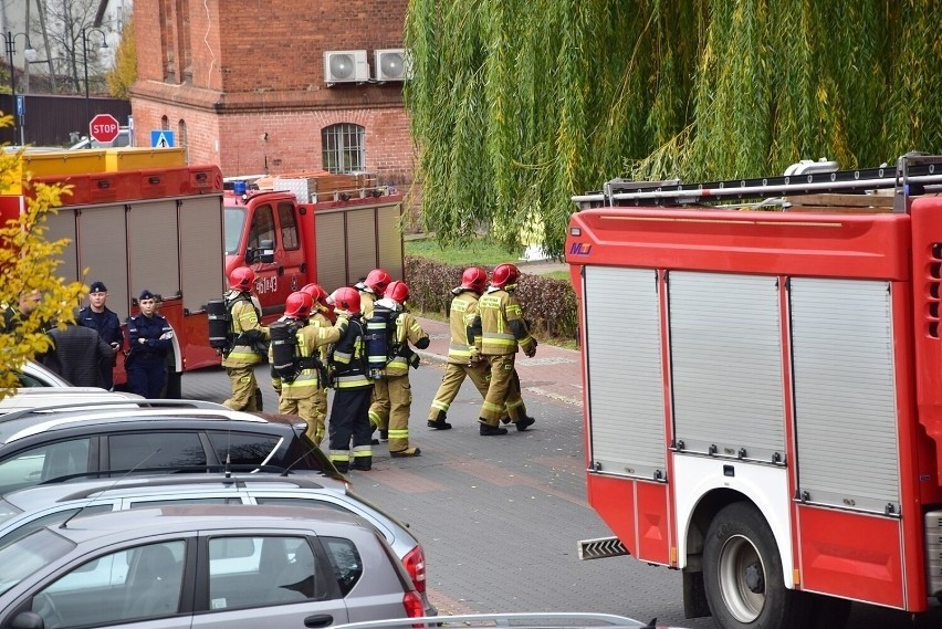 Rozszczelnienie gazu w budynku Powiślańskiej Szkoły Wyższej w Kwidzynie. Łącznie ewakuowano 191 osób