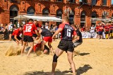 Rugby na plaży w Manufakturze - rozgrywki w sobotę, 6 sierpnia