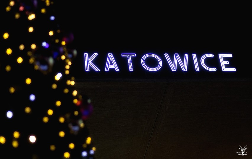 Katowice nocą