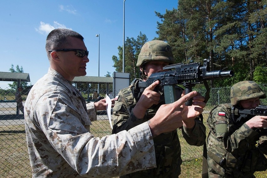 Dron w Bałtyku, mecz US Marines kontra Wojsko Polskie w Ustce. Trwa BALTOPS 2015