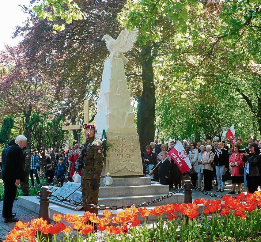 W Wieliczce odtworzono Pomnik Odrodzenia Polski