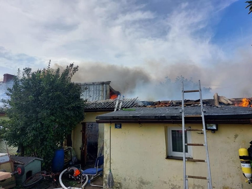 Do pożaru domów w miejscowości Skąpe w gminie Chełmża doszło...