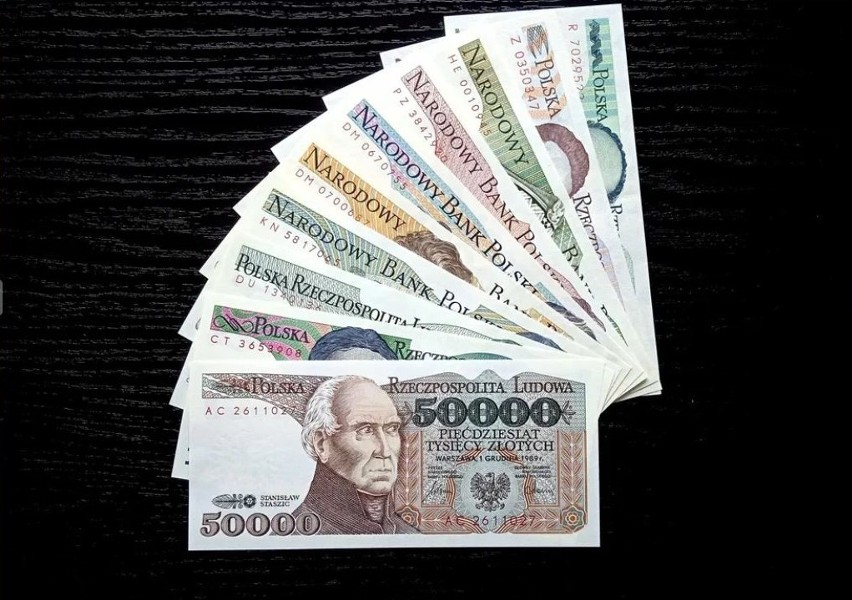 Banknoty PRL 10 szt. w stanie bankowym UNC