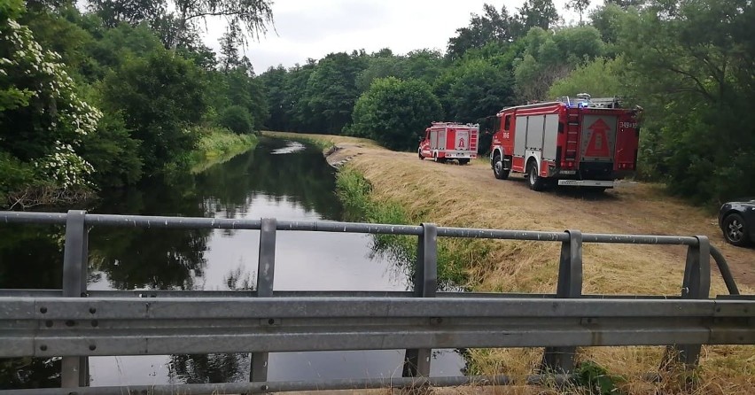 O krok od tragedii w Zgojewie. Mężczyznę porwał nurt Łupawy