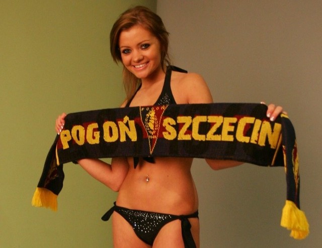 Jedna z kandydatek do tytułu Miss Pogoni Szczecin.