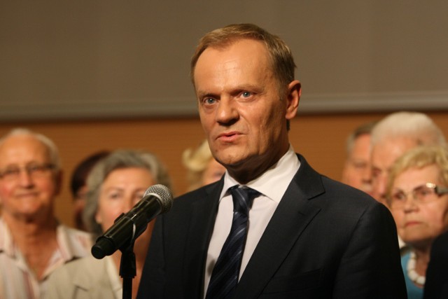 5.09.2014 donald tusk wizyta w rybniku dom kultury niedobczyce fot. arkadiusz biernat / polska press / dziennik zachodni