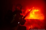 Potężny pożar w Szczyrku. Strażacy w Nowy Rok walczyli z żywiołem przez blisko 8 godzin