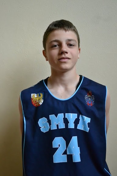 Mateusz Moczulski jest wyróżniającym się zawodnikiem drużyny Smyka.