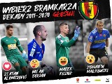 "11" dekady 2011-2020 Korony Kielce. Na początek bramkarze - Alomerović, Borjan, Kozioł i Małkowski. Korona zachęca do głosowania [ZDJĘCIA]