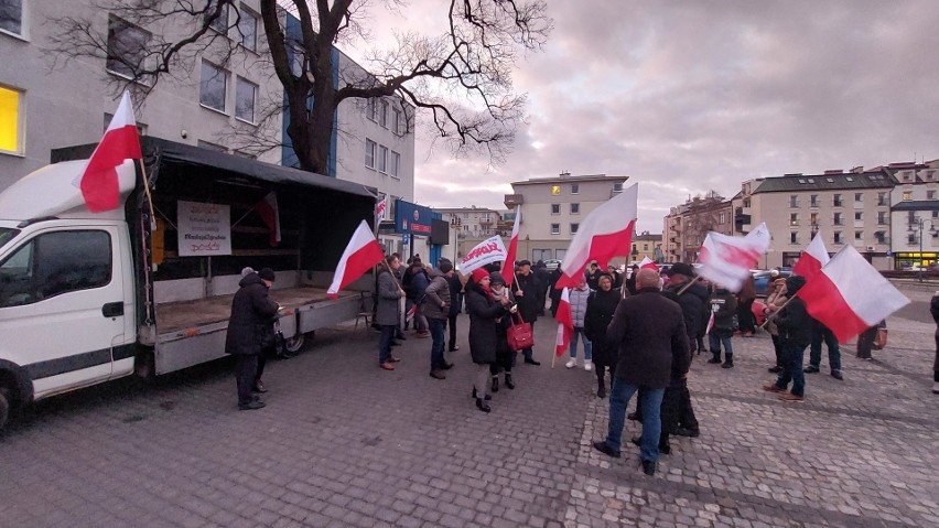 Tak przebiegał Protest Wolnych Polaków we Włocławku, 1...