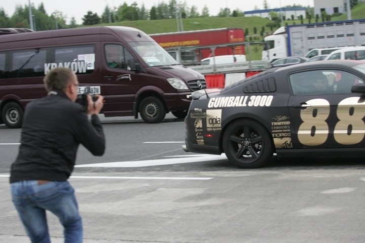 Gumball 3000 na A4. Mysłowice Brzęczkowice