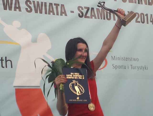 Magdalena Kuza z Buska-Zdroju na Mistrzostwach Świata w wędkarstwie rzutowym zdobyła aż 8 medali.