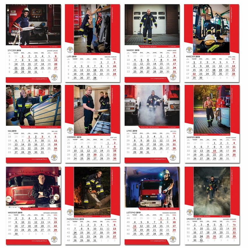 Gorlice. Niezwykły strażacki kalendarz, z równie niezwykłym przesłaniem powstał w Gorlicach. Niezwykłe zdjęcia z sesji [ZDJĘCIA]