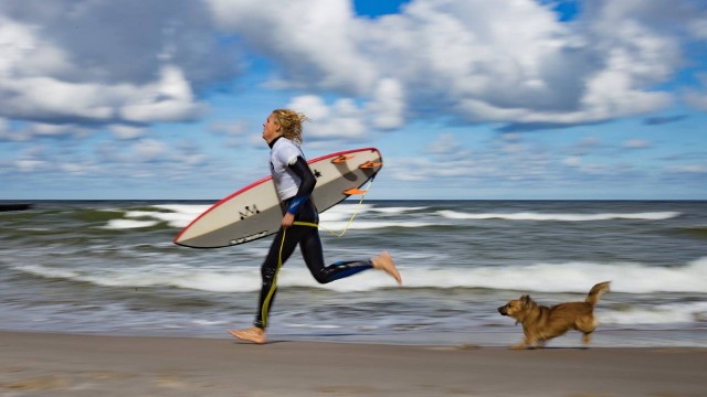 Kuba Kuzia jest mistrzem Polski w surfingu