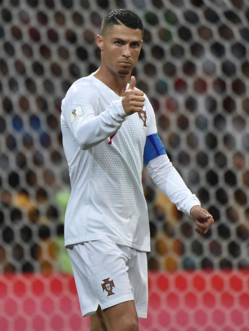 Cristiano Ronaldo podczas mistrzostw świata w Rosji