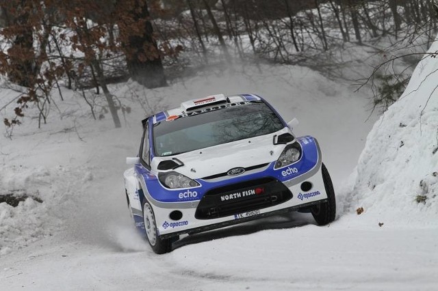 Załoga Cersanit Rally Team Michał Sołowow i Maciej Baran po raz pierwszy swojego Forda Fiestę S2000 testowała na śniegu.