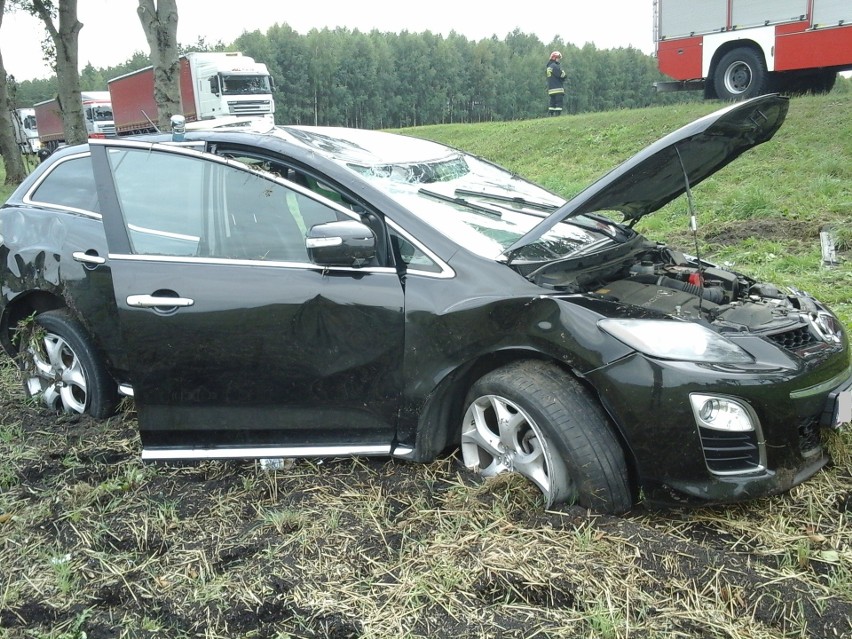 Deniski. Wypadek w powiecie bielskim. Utrudnienia na DK19