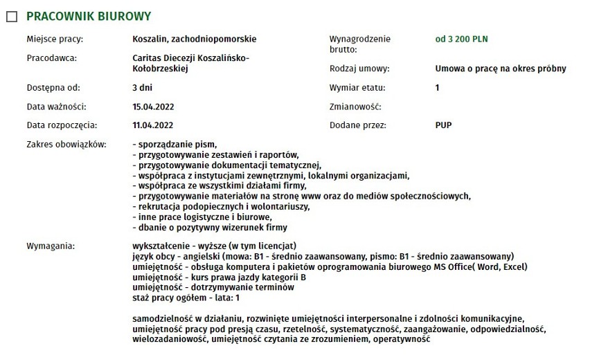 Szukasz pracy w Koszalinie i regionie? Sprawdź, jakie oferty...