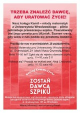 Szpik dla Kamila: Akcja pomocy dla młodego matematyka z Uniwersytetu Wrocławskiego