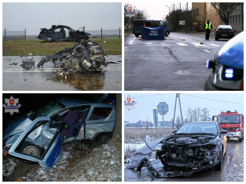 Ku przestrodze: Wypadki w styczniu na Lubelszczyźnie (ZDJĘCIA)