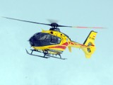 Wypadek na ósemce. Droga zablokowana, rannego zabrał helikopter