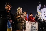 Stop wojnie! Rzeszów znów wsparł Ukrainę. Demonstracja na Rynku [ZDJĘCIA]