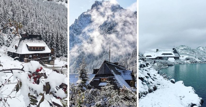 Tatry. Górskie schroniska w zimowej scenerii. Nie przypomina wam to Bożego Narodzenia?