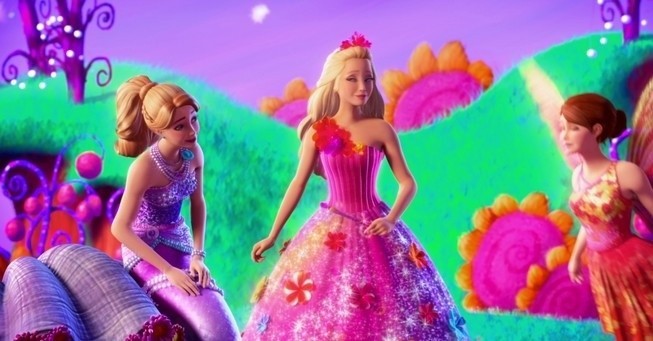 Kadr z filmu Barbie i tajemnicze drzwi