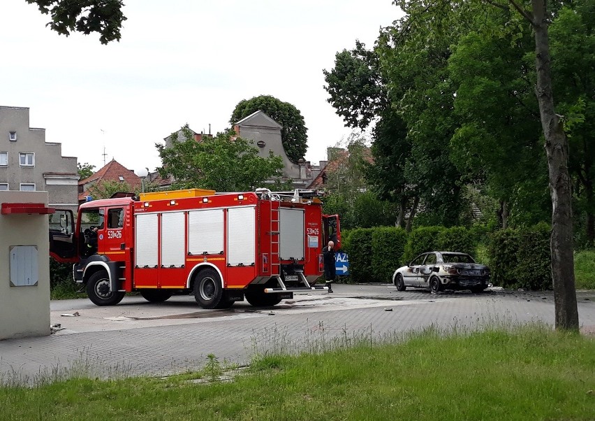 Na miejscu byli stargardzcy strażacy i policjanci