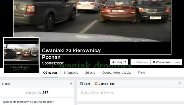 Cwaniaki za kierownicą: Poznań. Na Facebooku można obejrzeć filmy z piratami drogowymi