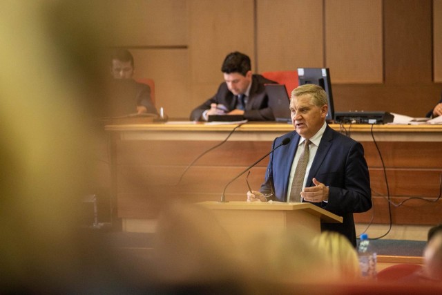 Prezydent Tadeusz Truskolaski ma powód do zadowolenia. Dostał wotum zaufania i absolutorium.