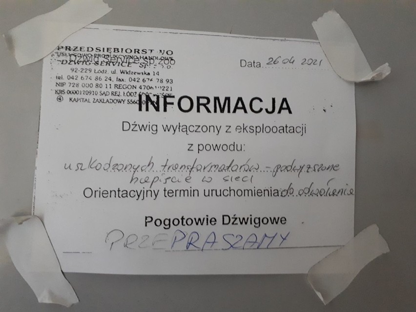 Takiej awarii wind jeszcze w Łodzi nie było....