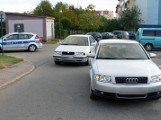 Wypadek: Skoda wyprzedzała audi