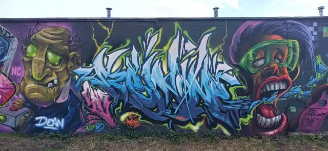 CNS Hip-Hop Jam w Koszalinie. Zobacz prace malarzy graffiti, którzy przyjechali tu z całej Polski