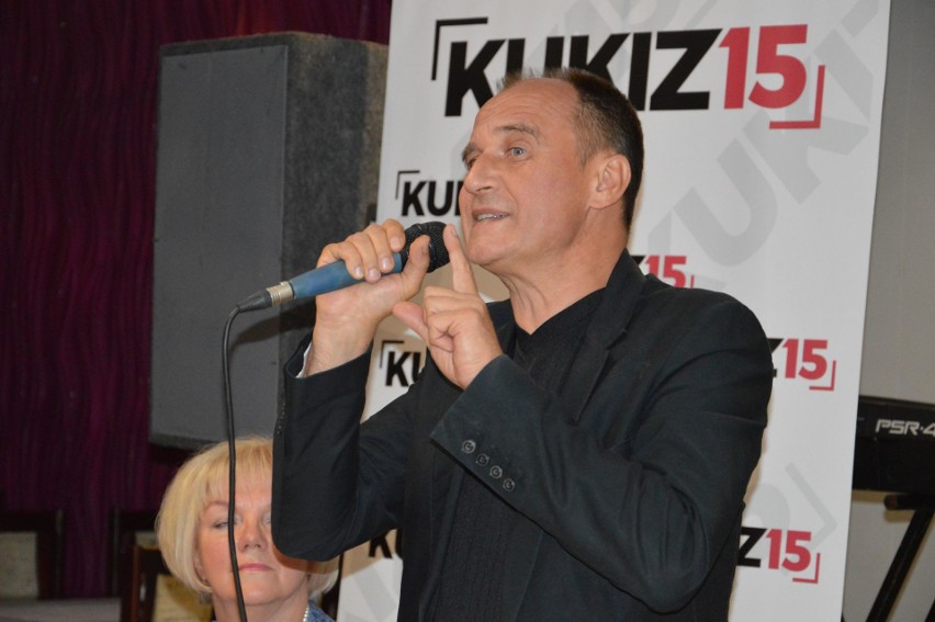 Paweł Kukiz na spotkaniu w Ostrowcu Świętokrzyskim mówił o uczciwym samorządzie [ZDJĘCIA]