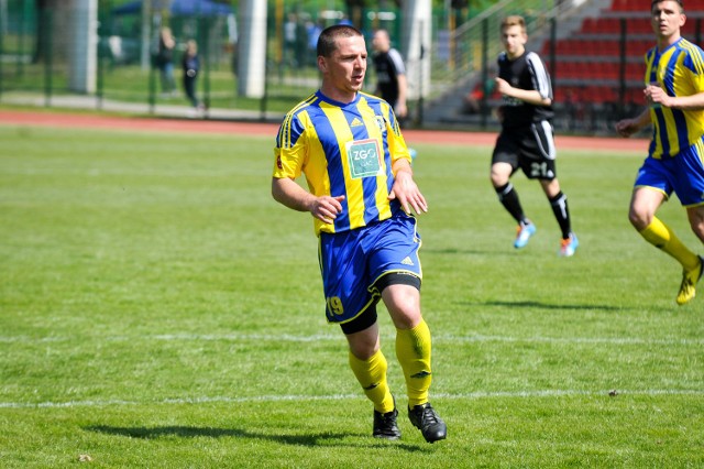 Marcin Mazur w tym sezonie zdobył dwa gole dla Stali Brzeg.