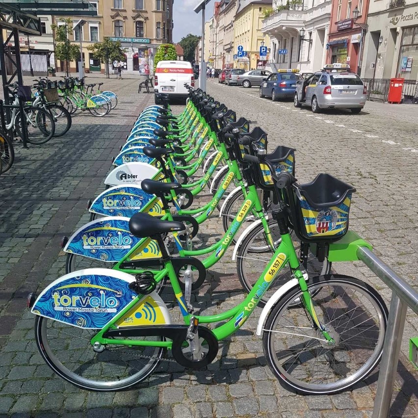 Mieszkańcy Torunia pobili pierwszy rekord wypożyczeń roweru...