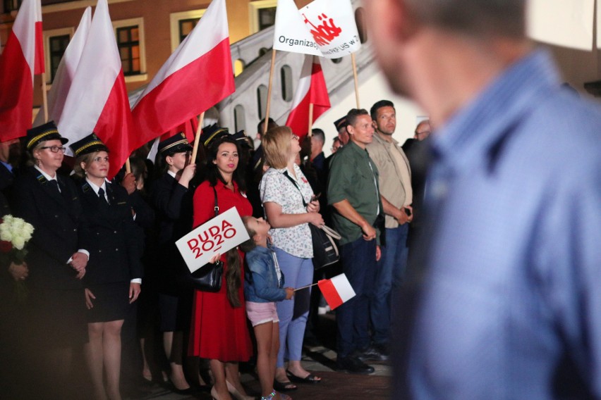 Andrzej Duda w Zamościu kończy swoją kampanię wyborczą. Zobacz zdjęcia