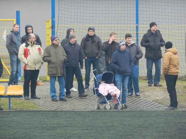 Kibice na sparingu GKS Tychy - Ruch II Chorzów