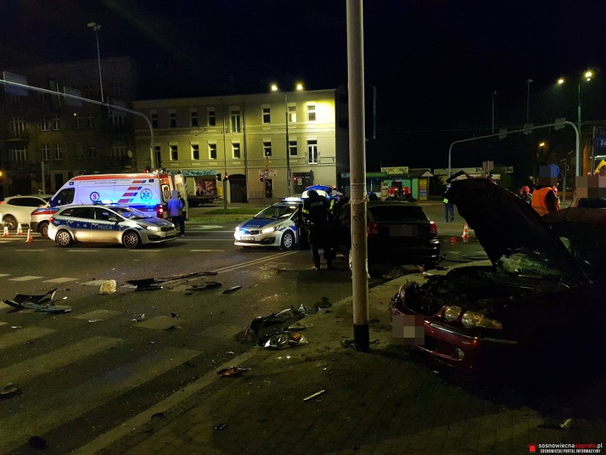 Wypadek w Sosnowcu Dziennik Zachodni