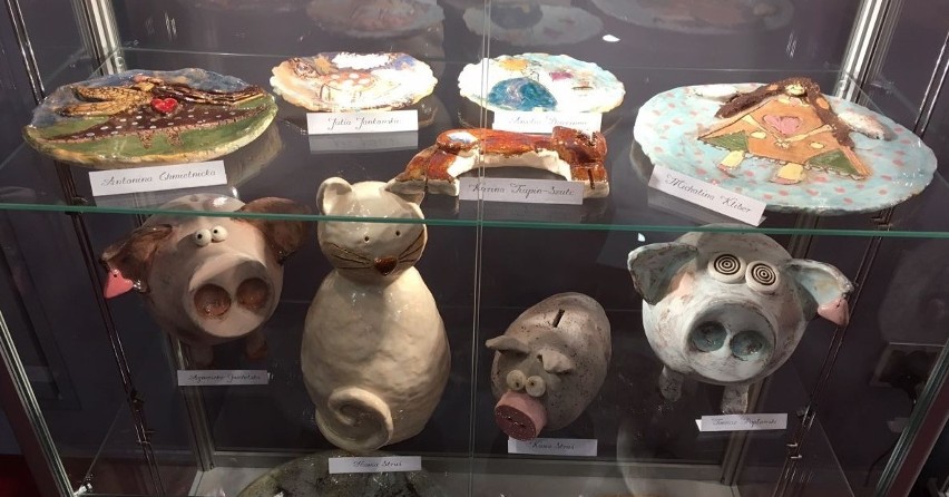 Wystawa prac ceramicznych w Darłowskim Ośrodku Kultury
