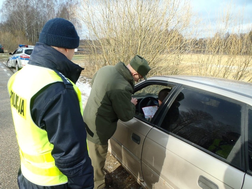 Akcja "Jedź ŁOŚtroż­nie!" na trasie Augustów – Lipsk (zdjęcia)