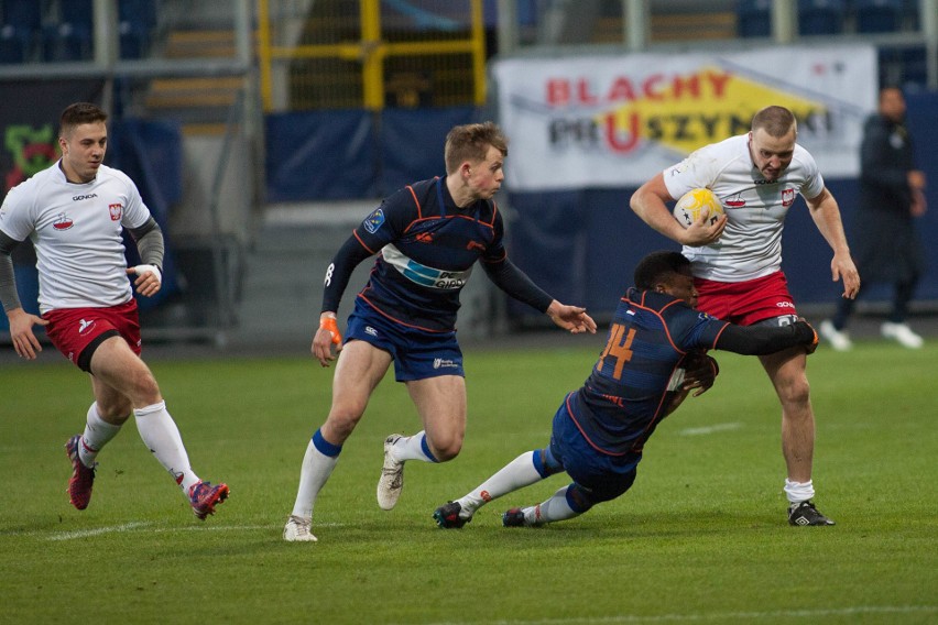 Rugby. Holendrzy nie mieli litości. Wysoka porażka Polaków na Arenie Lublin (ZDJĘCIA)