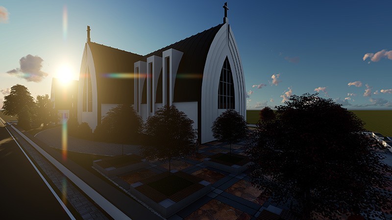 Tak będzie wyglądał nowy kościół w Opolu. Parafia św. Jana Pawła II w budowie