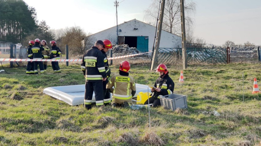 Nielegalne składowisko odpadów w Otmicach koło Strzelec Opolskich