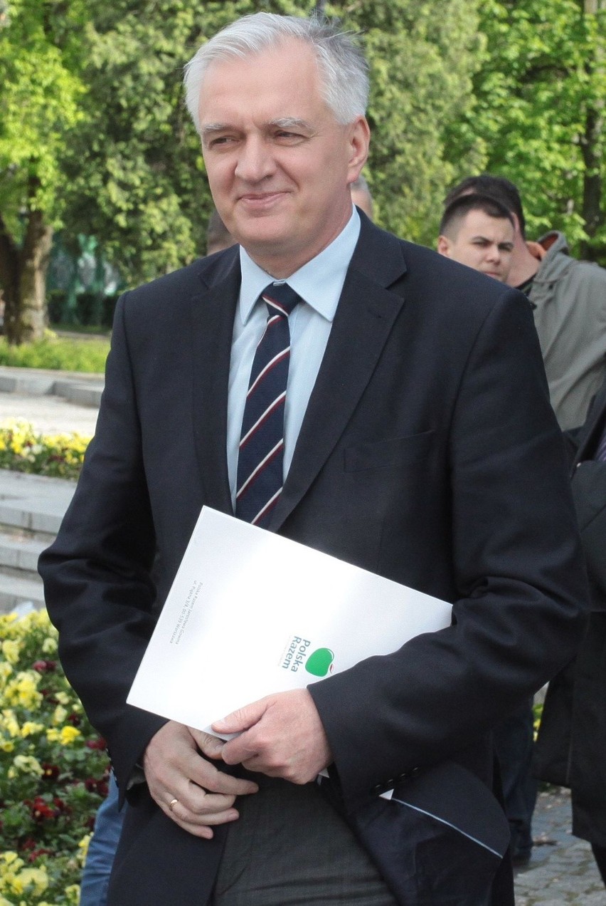 Jarosław Gowin, lider partii Polska Razem w Radomi