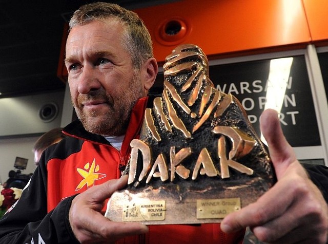 Rafał Sonik zwycięzca Rajdu Dakar w kategorii quadów.