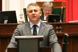 Poseł Piotr Tomański podczas wystąpienia w Sejmie mówił o jubileuszu Nowin