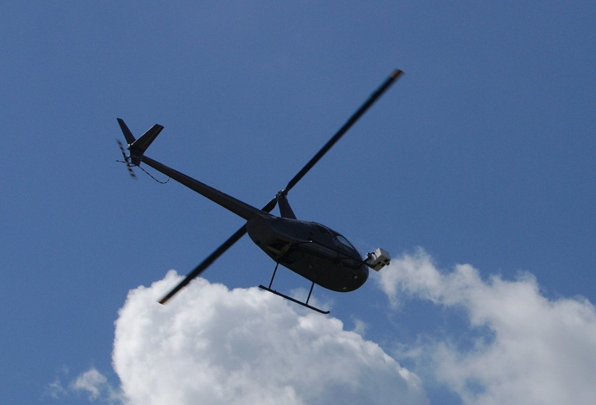 Firma potwierdza, że helikopter został wynajęty na potrzeby...