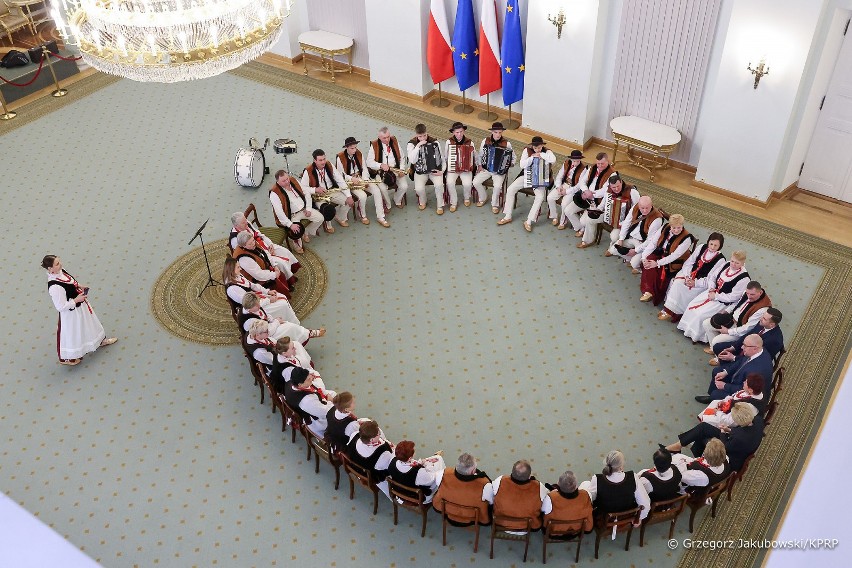 Spotkanie Pierwszej Damy z KGW Pcim w Pałacu Prezydenckim